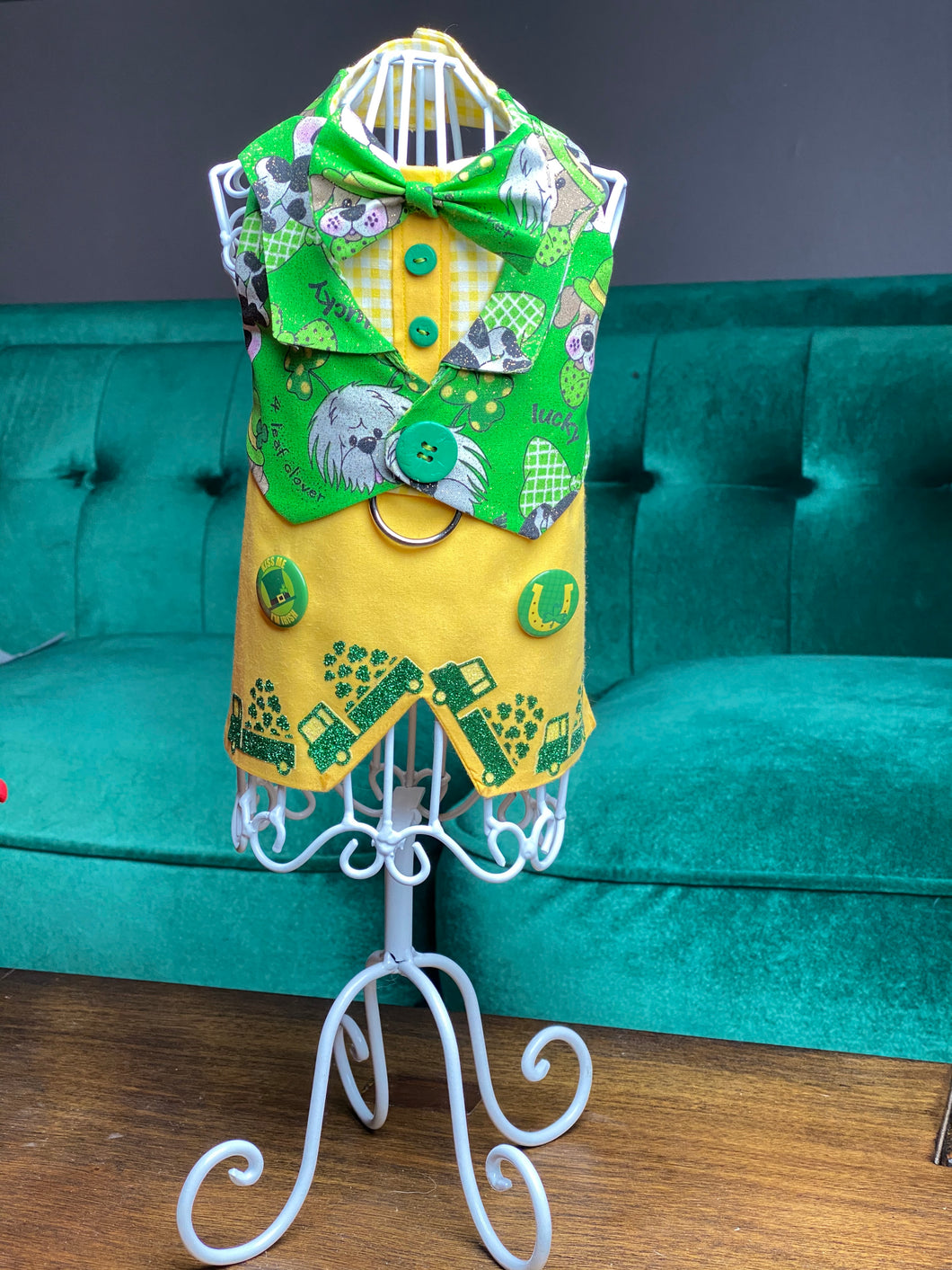 St Patrick's Day Dump Truck Vest