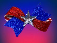 Load image into Gallery viewer, US Flag Hair Bow
